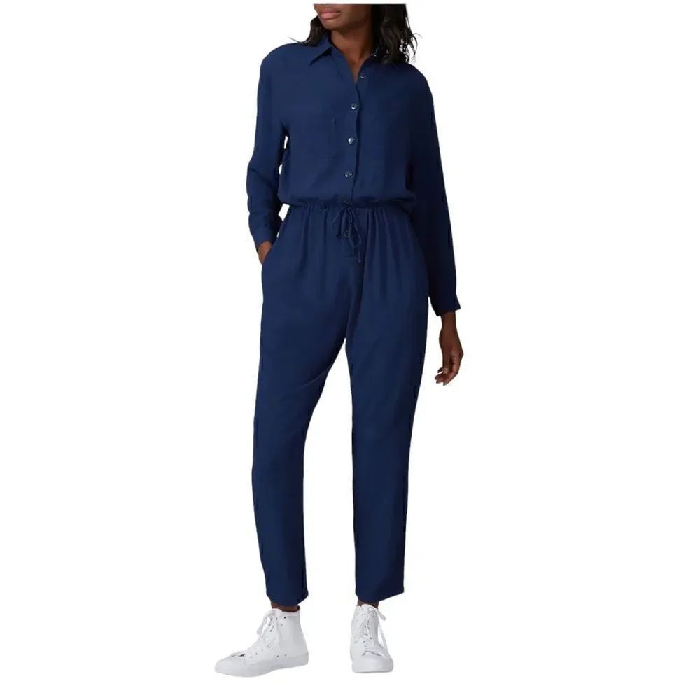 Flynn N Skye Navy Blue Jumpsuit Size Small
